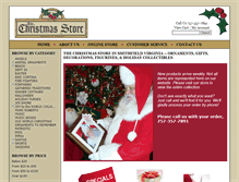 Tablet Screenshot of christmasstoresmithfield.com